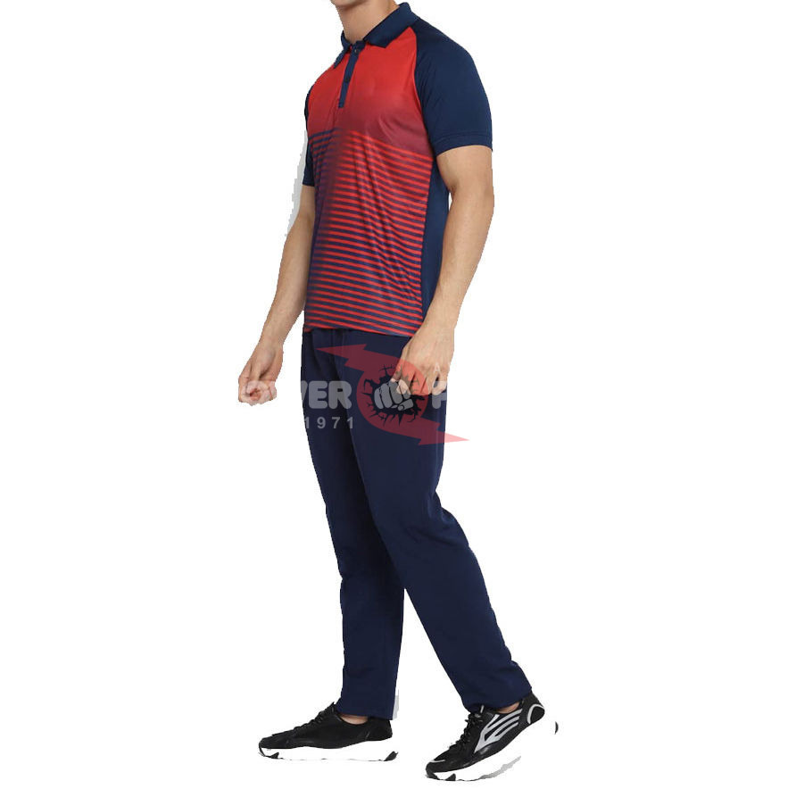 Power Punch New Customized Cricket Uniform With Full Sublimation Patch Logo Design Cricket Kit  - Angle 3