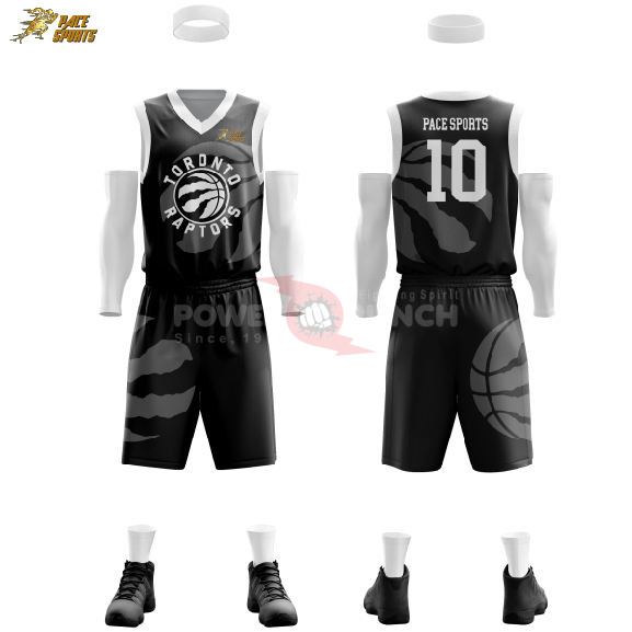 Power Punch Adult Men Basketball Uniform Sets Summer Breathable Quick Dry Sleeveless Customizab - Angle 5