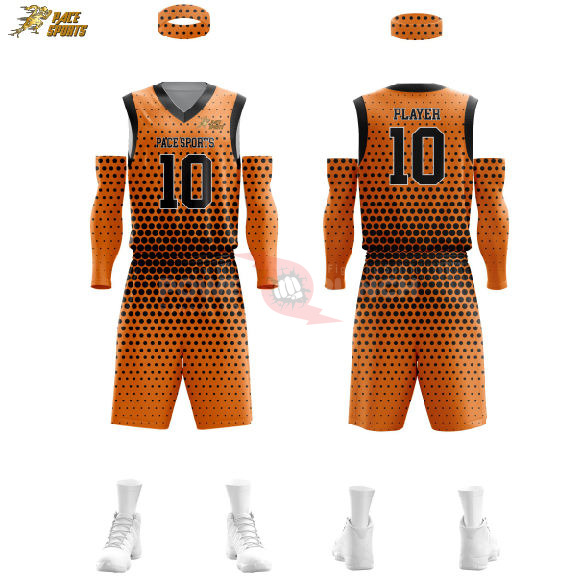 Power Punch Adult Men Basketball Uniform Sets Summer Breathable Quick Dry Sleeveless Customizab - Angle 4