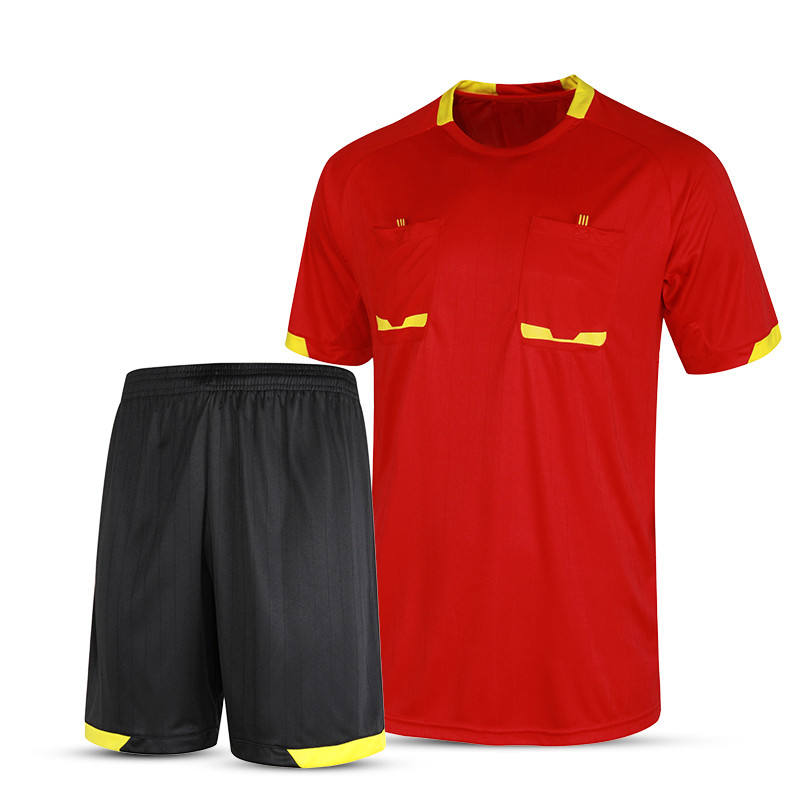 Power Punch Selzer IND Men x27 s Short Sleeve Soccer Referee Kit OEM Uniforms with Football Ref