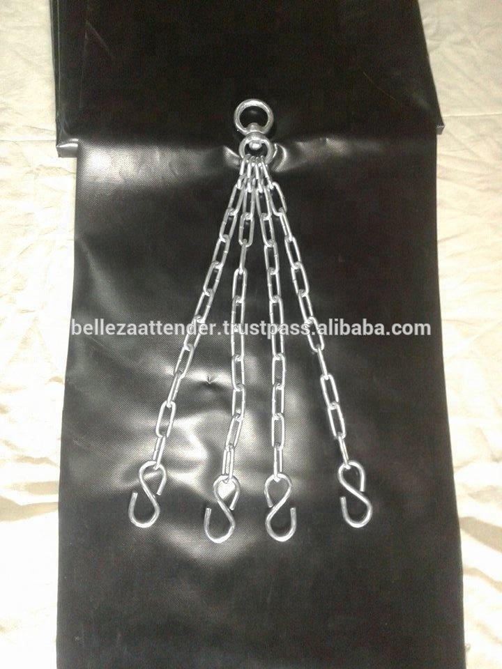 Power Punch Custom Logo High Quality Empty Punching Bags with Vinyl &amp; Leather Angle 4