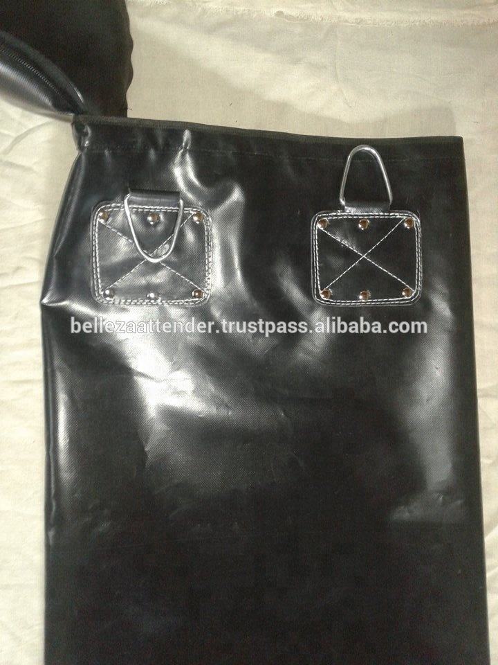 Power Punch Custom Logo High Quality Empty Punching Bags with Vinyl &amp; Leather Angle 3