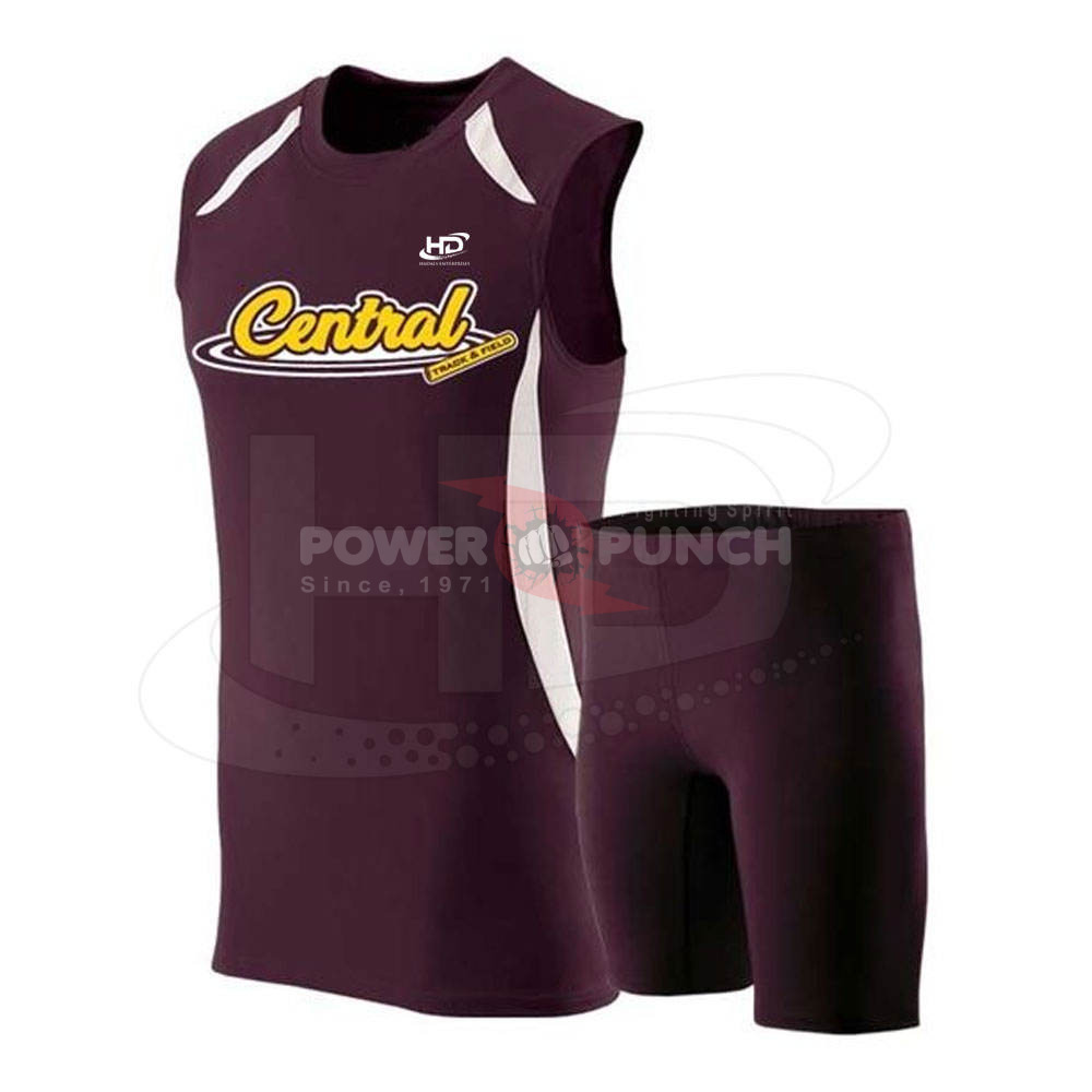 Power Punch Wholesale Custom Made Sublimation Youth Track and Field Running Uniforms | Custom O - Angle 5