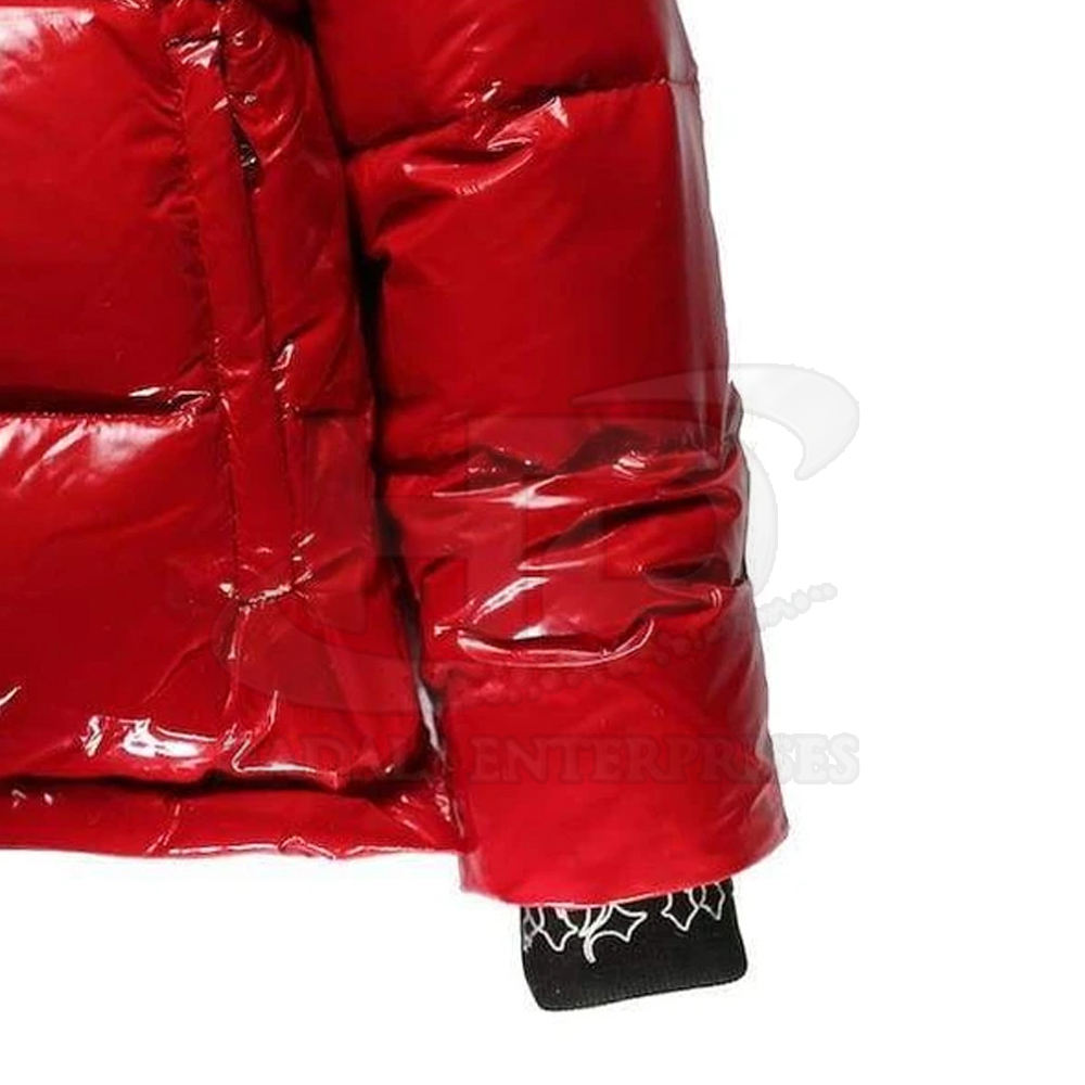 Power Punch Wholesale Outdoor Light Warm Duck Custom Logo Nylon Black Hooded Winter Angle 5